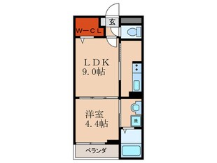 プレシオンの物件間取画像